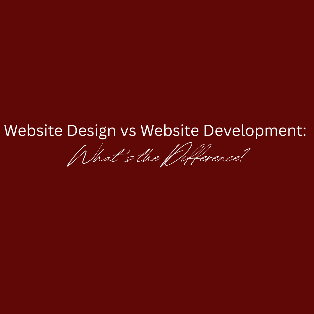 Website Design vs Website Development
