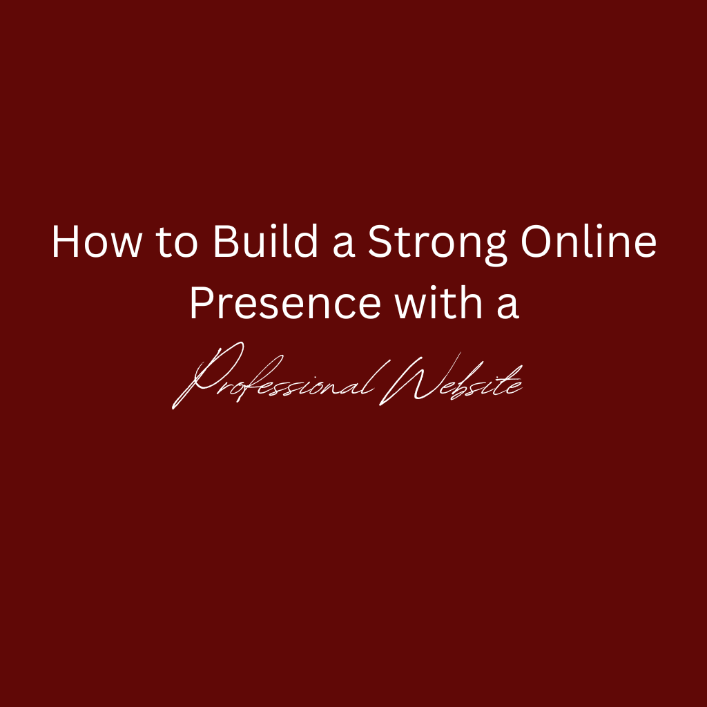 Build Your Online Presence
